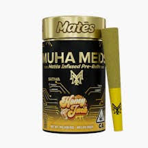 MUHA MEDS - INFUSED PREROLL PACK - SATIVA - HONEY JACK - .6G - (5PK)