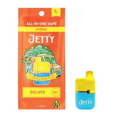 JETTY - AIO - HIGH THC - HYBRID - GELATO - 1G