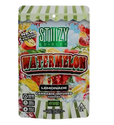 STIIIZY - EDIBLE - MYLAR - HYBRID - WATERMELON LEMONADE - 100MG