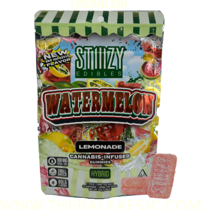 STIIIZY - EDIBLE - MYLAR - INDICA - WATERMELON WAVE - 100MG