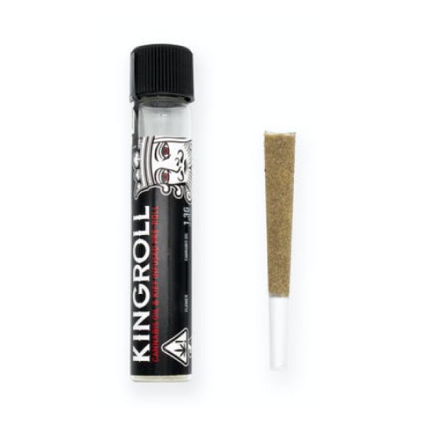 KINGROLL - INFUSED PREROLL - INDICA - BLUEBERRY PANCAKES X BLUEBERRY Z - 1.3G