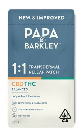 PAPA & BARKLEY - TOPICALS - PATCH - RELEAF - 1:1