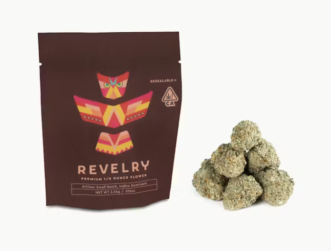 REVELRY - FLOWER - INDICA - CHERRY OG - 3.5G