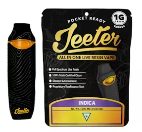 JEETER - AIO - LIVE RESIN - INDICA - PINK BUBBA - 1G 