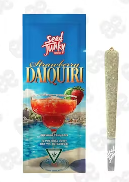 SEED JUNKY - PREROLL - HYBRID - STRAWBERRY DAIQUIRI - 1G 