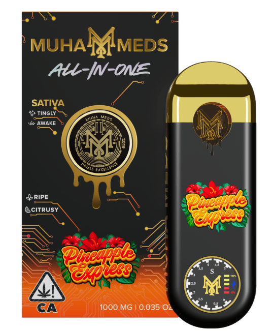 MUHA MEDS - AIO - SATIVA - PINEAPPLE EXPRESS - 1 g