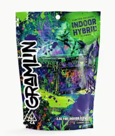 GRAMLIN - INDOOR FLOWER - HYBRID - WHITE RUNTZ X GMO - 3.5G 
