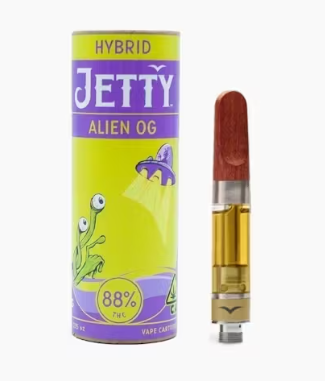 JETTY - CARTRIDGE - HIGH THC - HYBRID - ALIEN OG - 1G