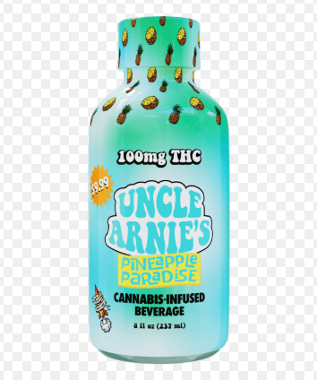 UNCLE ARNIE'S - BEVERAGE - PINEAPPLE PARADISE - 100MG