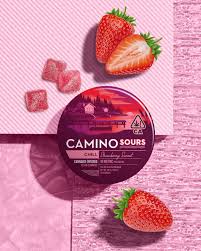 CAMINO SOURS - EDIBLE - GUMMIES - INDICA HYBRID - STRAWBERRY SUNSET - 100MG