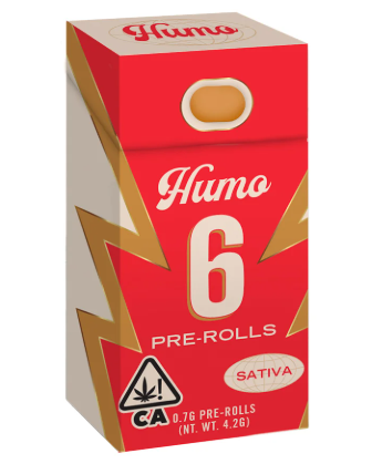 HUMO - PREROLL PACK - SATIVA - PAPAYA - .7G - (6PK)