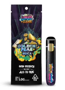 LOUD AND CLEAR - AIO - LIQUID DIAMONDS - INDICA - GOLDEN PEAR -1G