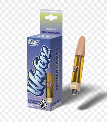 WAFERZ - CARTRIDGE - INDICA - FROZEN GRAPES - 1G
