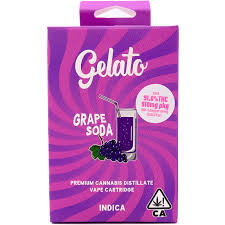 GELATO FLAVORS - CARTRIDGE - INDICA - GRAPE SODA - 1G