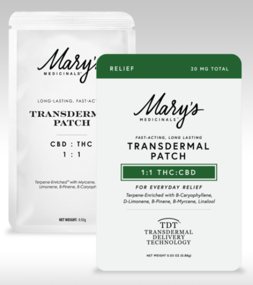 MARY'S MEDICINAL - TRANSDERMAL - 1:1 CBD/THC - 59ML