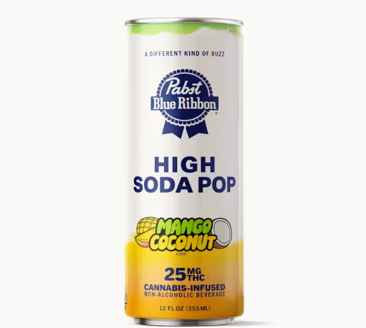 PABST BLUE RIBBON - DRINK - SODA - MANGO COCONUT - 25MG
