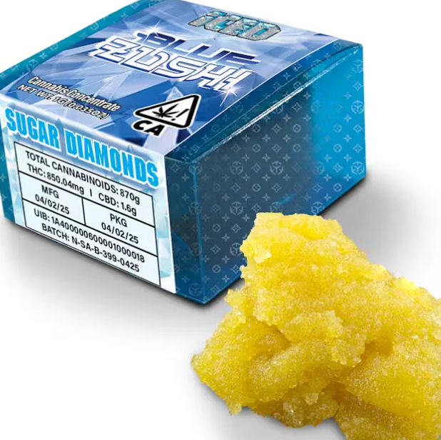 ICED - CONCENTRATE - SUGAR DIAMONDS - INDICA - BLUE ZUSHI - 1G