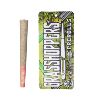 GRASSHOPPERS - INFUSED PREROLL - INDICA - SKYWALKER OG - 1G 