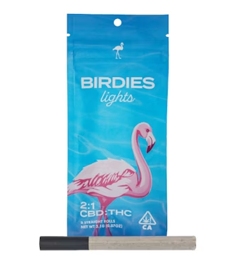 BIRDIES - PREROLL PACK - LIGHTS - 2:1 - (3PK)