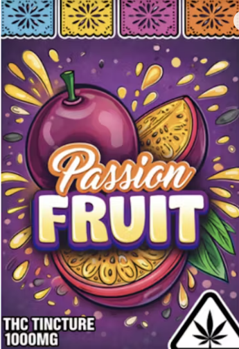 CASA FLOR - TINCTURE - PASSION FRUIT - 1000MG