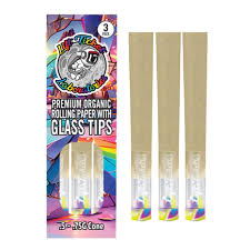 LIFT TICKET - ROLLING PAPER - MINI GLASS TIP CONES KIT - (3PK) - .75G