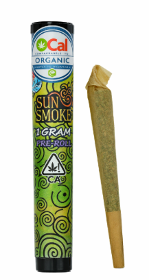 SUNSMOKE - PREROLL - HYBRID - GELATO 41 - 1G