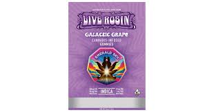 EMERALD SKY - EDIBLE - LIVE ROSIN - INDICA - GALACTIC GRAPE - 100MG