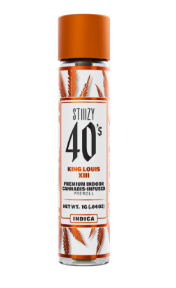 Stiiizy - STIIIZY 40'S - INFUSED PREROLL - INDICA - KING LOUIS XIII - 1G Main Image