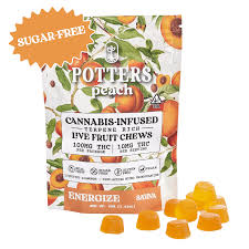 Potters - POTTERS - EDIBLE - SATIVA - PEACH - 100MG Main Image