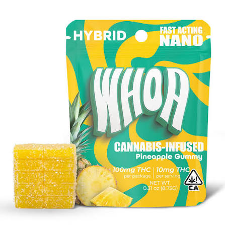 WHOA - EDIBLE - GUMMY - HYBRID - PINEAPPLE - 100MG
