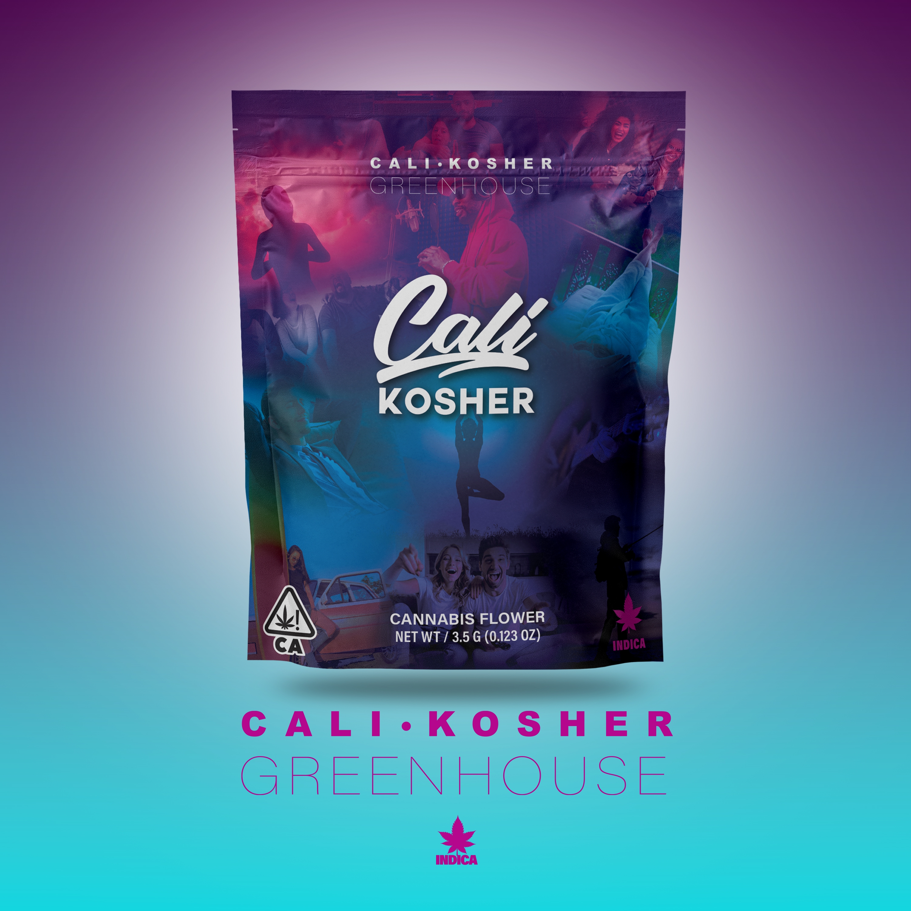 CALI KOSHER - FLOWER - INDICA - BLUEBERRY MOCHI - 14G