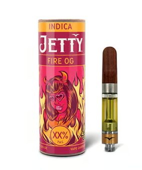 JETTY - 510 THREAD - HIGH THC - INDICA - FIRE OG - 1G