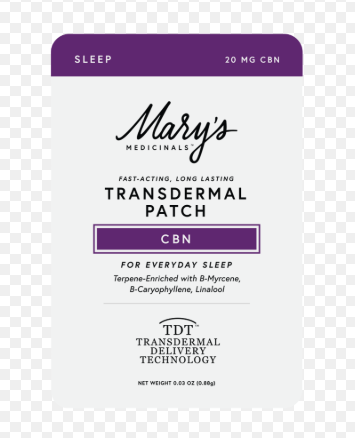 MARYS MEDICINALS - TOPICAL - PATCH - SLEEP - CBN - 20MG 