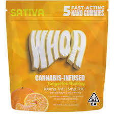 WHOA - GUMMY - SATIVA - TANGERINE - 100MG