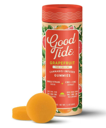 GOOD TIDES - EDIBLE - GRAPEFRUIT 1:1:1 - 100MG
