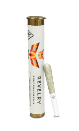 REVELRY - PREROLLS - INDICA - BRAIN FREEZE - .5G - (2PK)