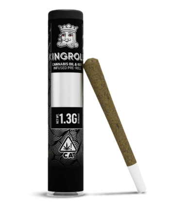 KINGROLL - INFUSED PREROLL - INDICA - WHITE RHINO X CANNALOPE KUSH - 1.3G