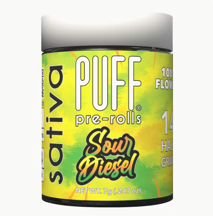 PUFF - PREROLL PACK - SATIVA - SOUR DIESEL - .5G (14PK)