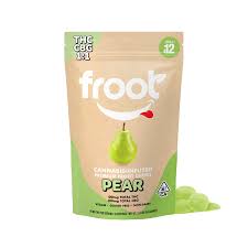 FROOT - EDIBLE - GUMMIES - HYBRID - THC:CBG 1:1 - PEAR - 100MG 