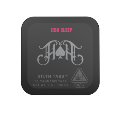 HEAVY HITTERS - EDIBLE - STLTH TABS - INDICA - LIGHTS OUT - CBN - 100MG - 10PK