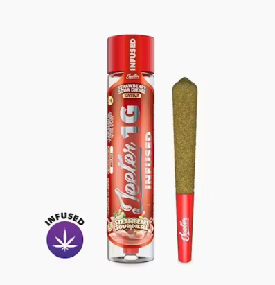 JEETER - INFUSED PREROLL - SATIVA - STRAWBERRY SOUR DIESEL - 1G