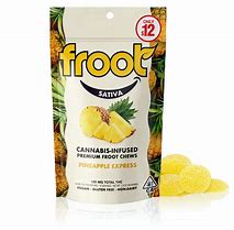 FROOT - EDIBLE - GUMMIES - SATIVA - PINEAPPLE - 100MG - (10PK)