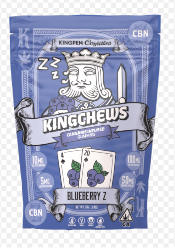 KINGCHEWS - EDIBLE - CBN - BLUEBERRY Z - 150MG
