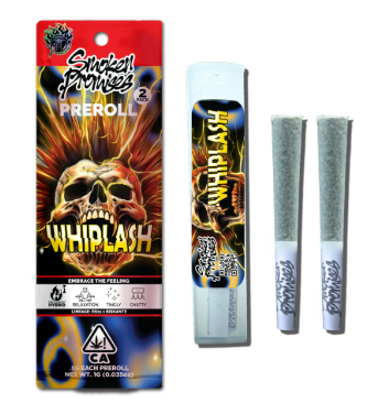 Smoken promises - SMOKEN PROMISES - PREROLL - HYBRID - WHIPLASH - .5G(2PK) - 1 g Main Image