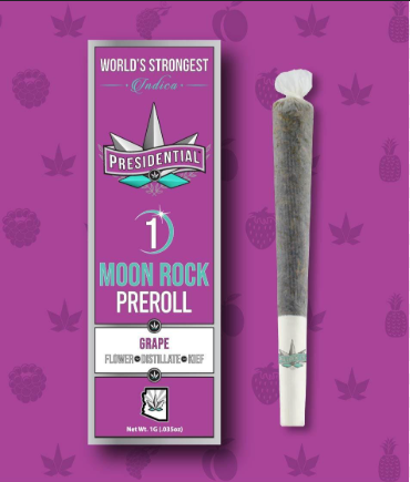 Presidential - PRESIDENTIAL - INFUSED PREROLL - INDICA - GRAPE - 1G Main Image