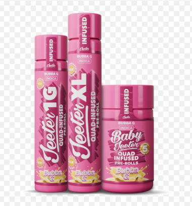JEETER - INFUSED PREROLL - INDICA - BUBBA GUM - 1G