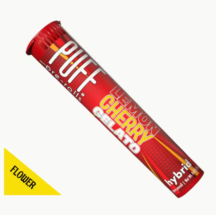 PUFF - PREROLL - HYBRID - LEMON CHERRY GELATO - 1G