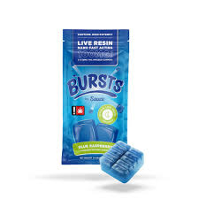 SAUCE - EDIBLE - BURSTS - LIVE RESIN - INDICA - BLUE RASPBERRY - 100MG - (2PK)