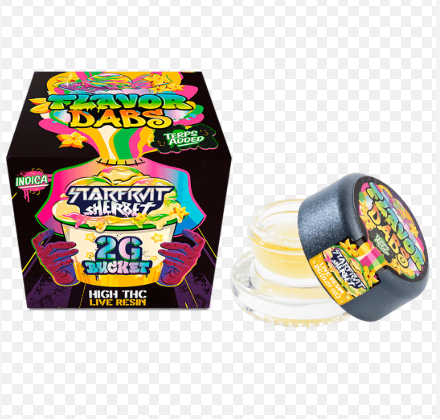 LOUD AND CLEAR - CONCENTRATE - LIVE RESIN - INDICA - STARFRUIT SHERBET - 2G