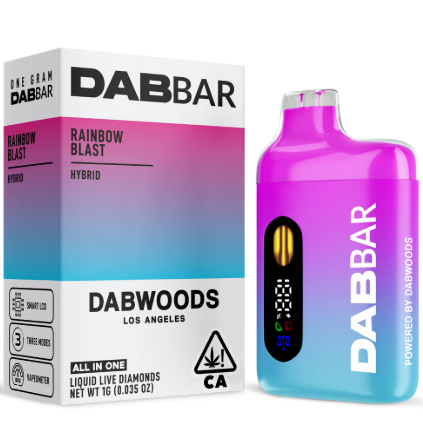 DABWOODS - AIO - LIQUID DIAMOND - HYBRID - RAINBOW BLAST - 1G